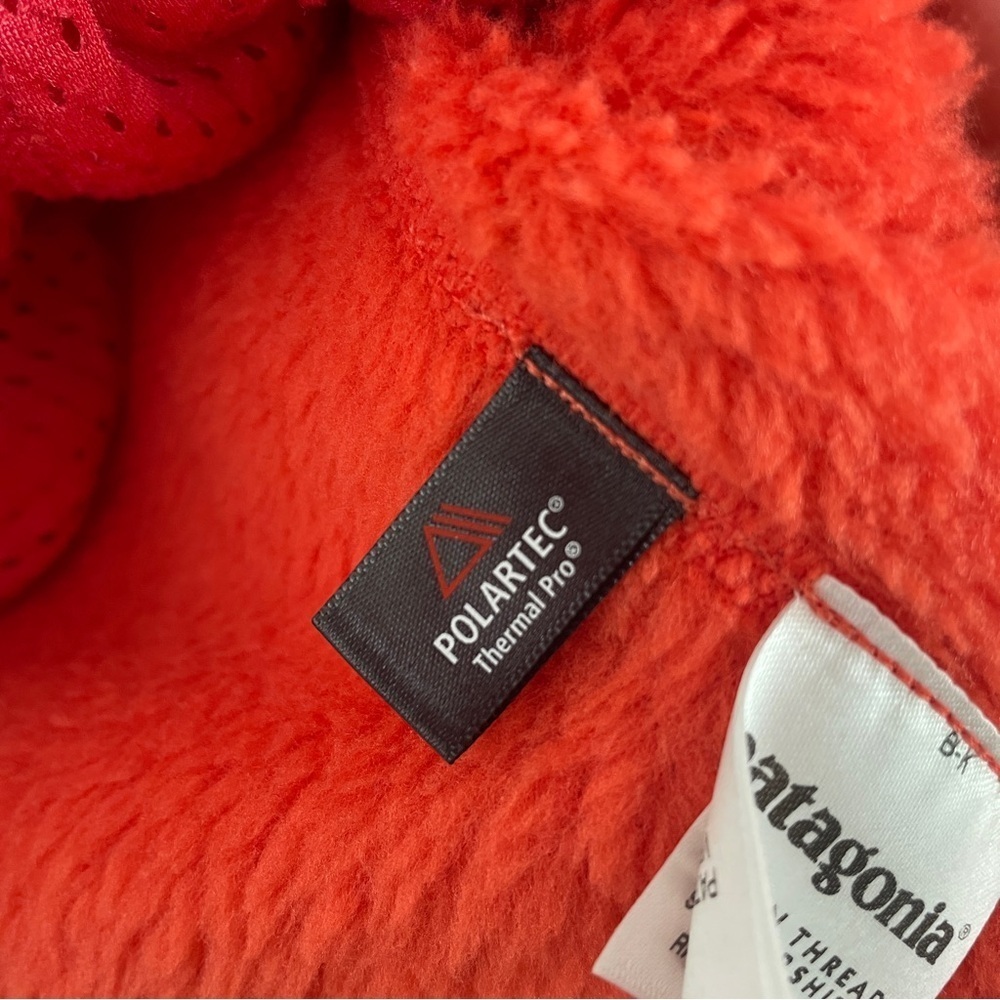 Patagonia Synchilla Fleece Pullover Orange XL Extra Large - Picture 8 of 9